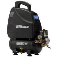 DRAPER 6L 1.1kW Oil-Free Air Compressor £189.95